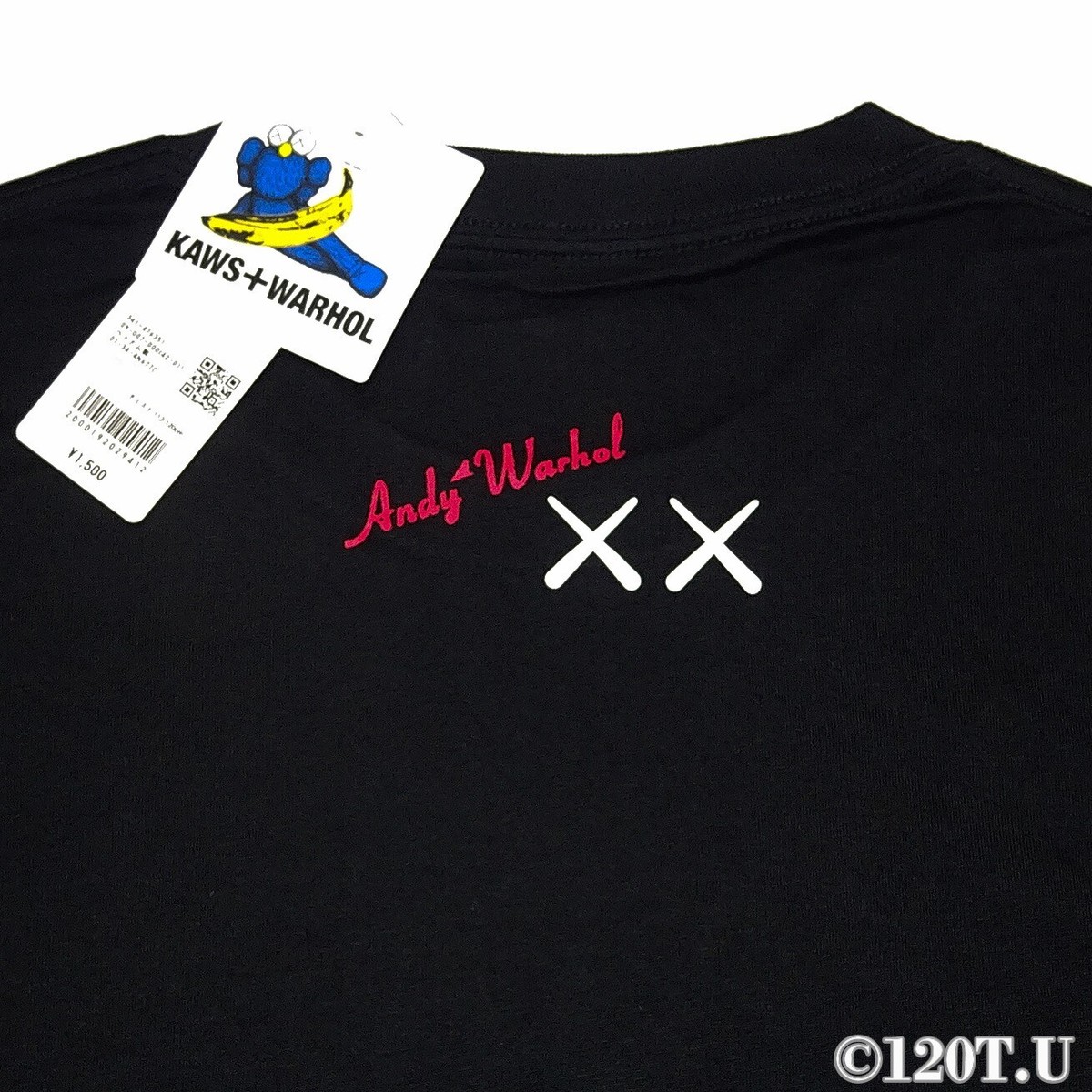 Uniqlo KAWS x Warhol UT Graphic T-Shirt Black 476351 Size Uniqlo KAWS x Warhol UT Graphic T-Shirt Black 476351 Size