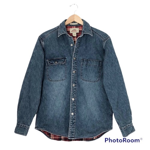 Eddie Bauer Elkhorn Flannel Lined Denim 