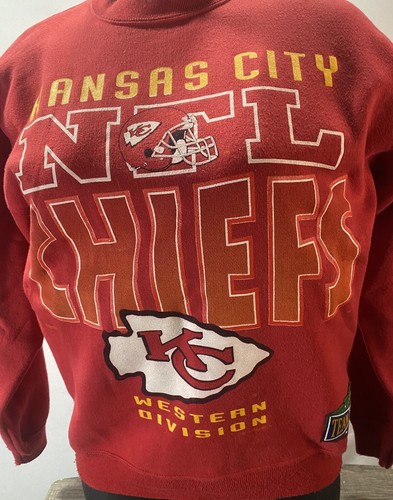 Vintage Jostens Team NFL Sportswear Kansas City Chiefs Crewneck Sweatshirt Sz M - Picture 2 of 11