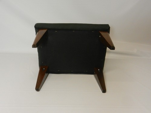 Art Deco Footstools with Solid Wood Legs - Picture 19 of 19