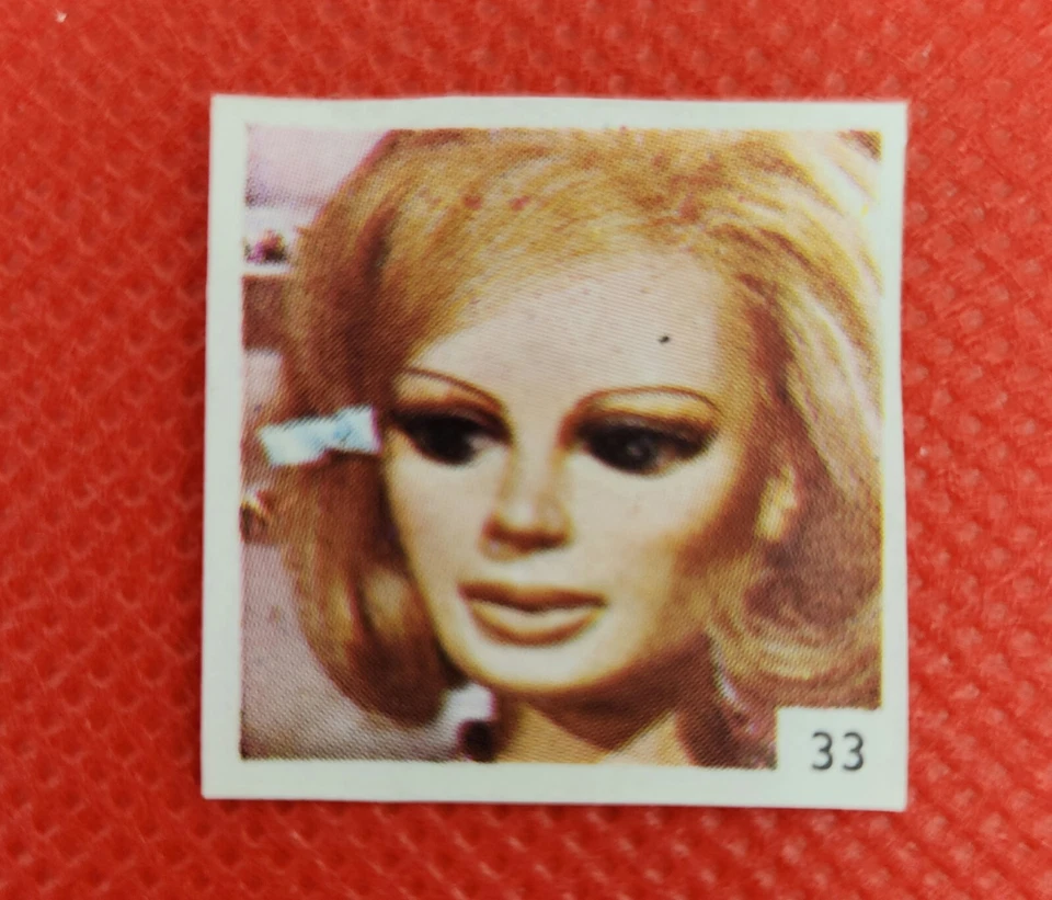 1965 UK Thunderbirds Sticker Stamp Card Set Jimmy Tarbuck's Gallery of Stars - Image 2 of 4