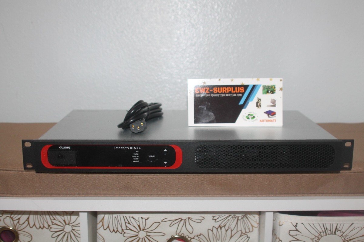 BIAMP TESIRA FORTE AVB TI Digital Fixed I/O DSP 12 Analog Inputs