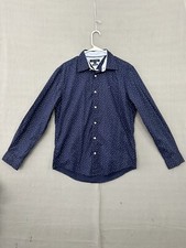 Tommy Hilfiger Custom Fit Shirt Men s Button Down Long Sleeve Blue Size Medium