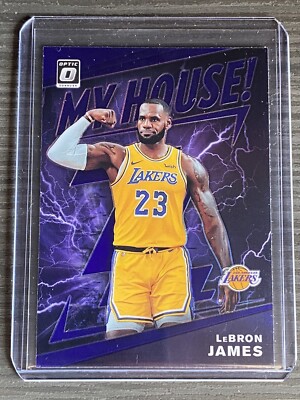 ** 2019-20 Donruss Optic My House Purple #13 LEBRON JAMES **