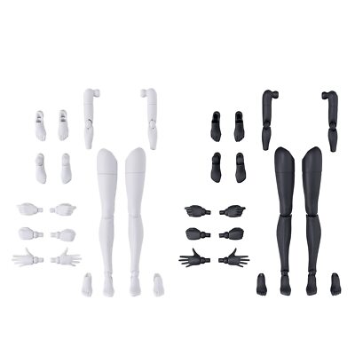 BANDAI 30MS Option Body Parts Arm Parts and Leg Parts White/Black Kit 1/144 NEW