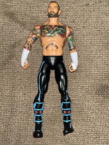 AEW CM Punk Action Figure Unmatched Series 4 Jazwares WWE