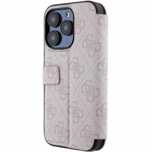 Guess Apple iPhone 15 Pro Schutzhülle Bookcover Book 4G Metal Logo - 第 6/7 張圖片