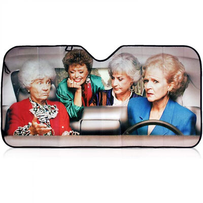 Golden Girls Foldable Car Sun Shade Multi-Color