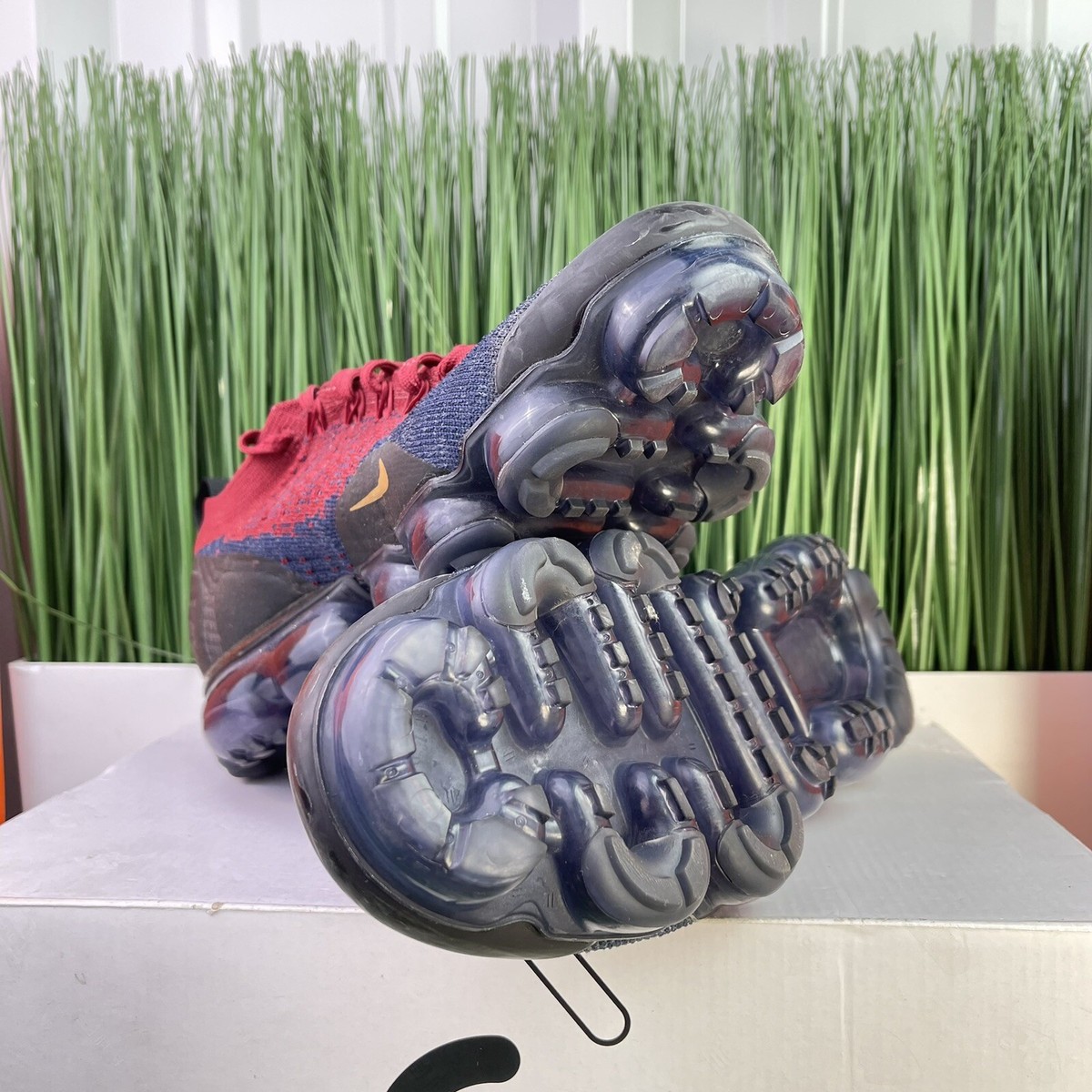 Nike Air Vapormax Flyknit 2 Olympic Team Red Gold Mens Shoes Nike Air Vapormax Flyknit 2 Olympic Team Red Gold Mens Shoes