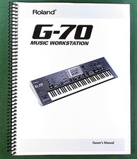 Roland G-70 Owner's Instruction Manual: 260 Pages & Protective Covers