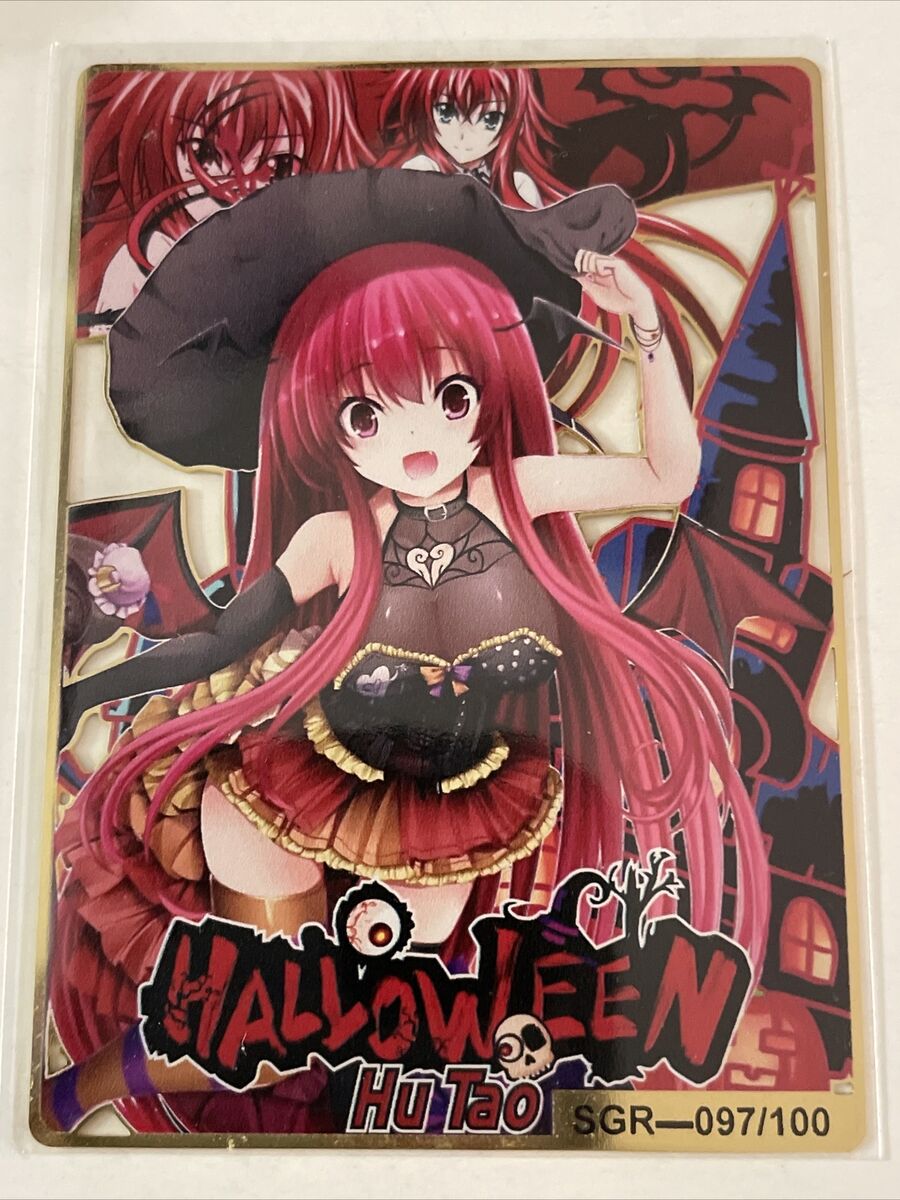 Hu Tao Halloween Metal Card Numbered SGR 097/100 Goddess Hu Tao Halloween Metal Card Numbered SGR 097/100 Goddess