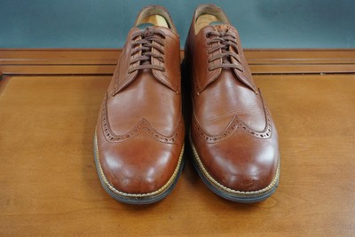 Cole Haan Lunargrand Wingtip Men 10.5 Shoe Brown Leather  display picture 3