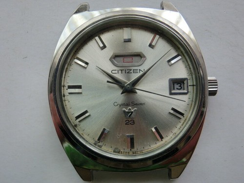 Citizen 1960' Vintage Mens Watch Crystal Seven Automatic 23Jewels Date Case  38mm | eBay