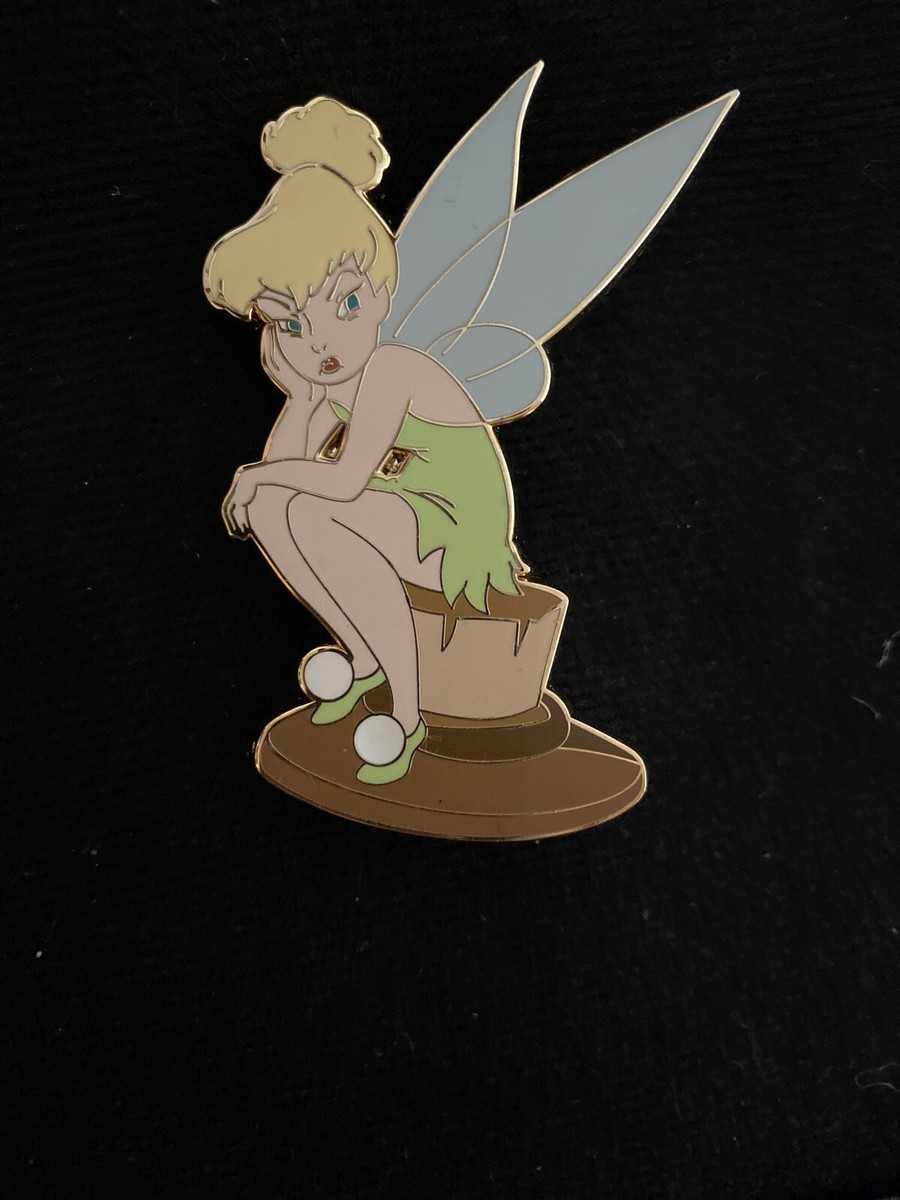 Disney Shopping Pin Le125 Peter Pan Tinker Bell Pouting
