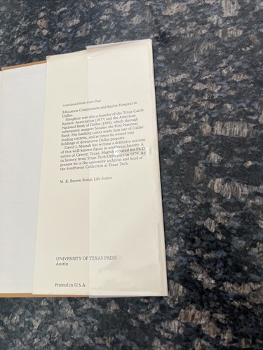C.C. Slaughter Rancher, Banker, Baptist David J. Murrah 1981 Hardcover - Picture 8 of 12