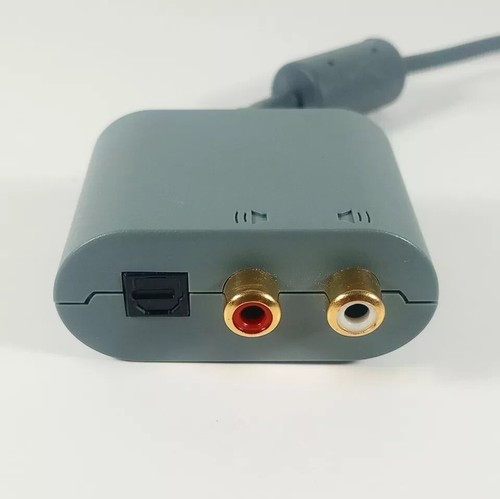 Adaptador de audio original Microsoft RCA Toslink X808221-001 para consola Xbox 360 - Imagen 2 de 4