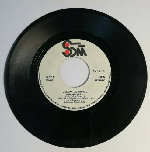 N369 Vinyl 45 Touren Obstsalat, Roboter, Armagedom - Bild 4 von 4