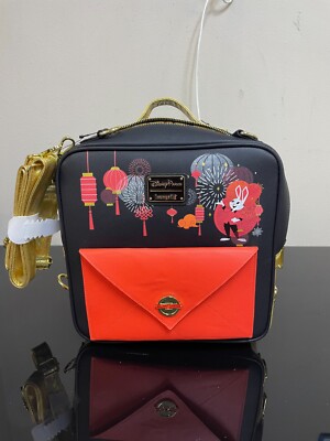 NEW Disney Parks x Loungefly 2023 Year of the Rabbit Convertible Bag Backpack