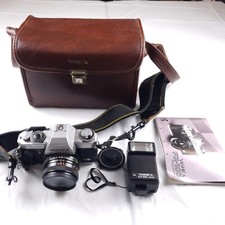 Yashica FX-103 Program Siver w/ML 50mm f1.9  Manual  Bag FOR PARTS / REPAIR