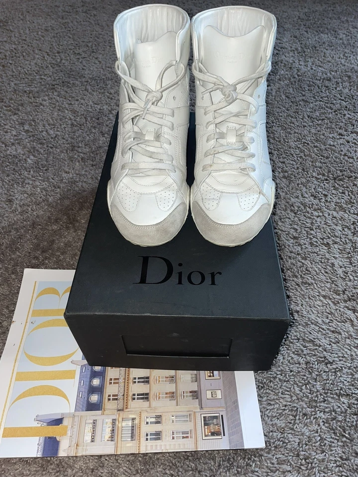 Кроссовки Christian Dior J'Adior D-Fence белая кожа размер 38,5 8 - Изображение 3 из 4