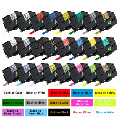 OOZMAS Schriftband für Brother P-Touch TZe-131 TZe-221 TZe-231 TZe-335 TZe-631 TZe-121