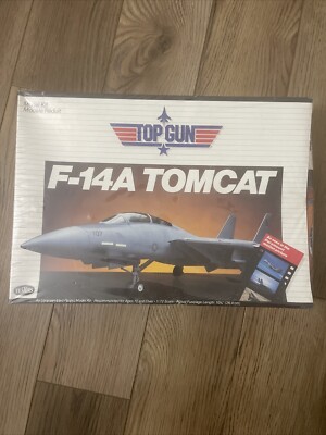 1987 Testors F-14A Tomcat Top Gun Tom Cruise Model Kit 1/72 (FACTORY SEALED) 273