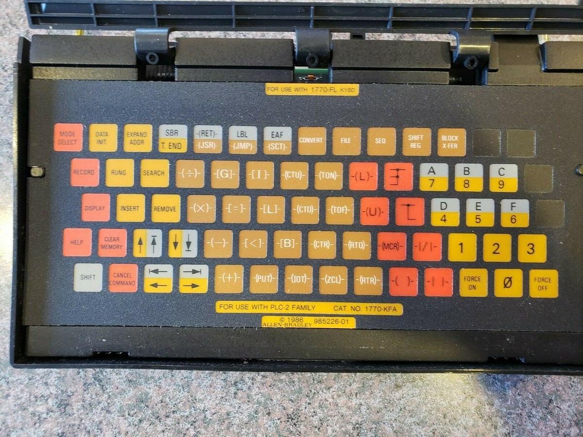 ALLEN BRADLEY 1770-FL PLC/PLC-2 KEYBOARD P/N 966260-06 | eBay