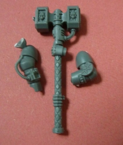 40K DEATHWATCH Space Marine VETERANS THUNDER HAMMER (A)