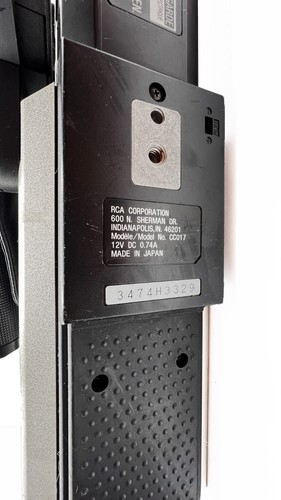 1984 RCA Color Video Camera w/ Viewfinder (CC017) SelectaVision, Made in Japan - Picture 14 of 15