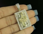 3.5 Cts Round D/VVS Moissanite Men's Poker King Shape Fancy Pendant 925 Silver