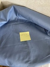 Cotton poly blend blue material 6 yards 45 inches wide  