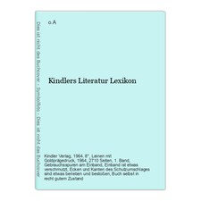 Kindlers Literatur Lexikon o.A.: