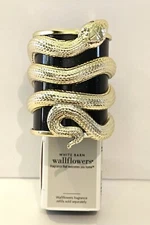 Bath & Body Works Wallflower Plug In Halloween Gold Metallic Snake BBW New!