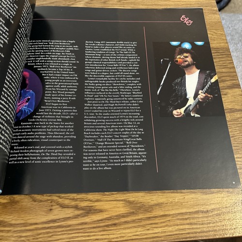 ELO Electric Light Orchestra Afterglow Epic Record INSERTAR solo 1990 - Imagen 5 de 6