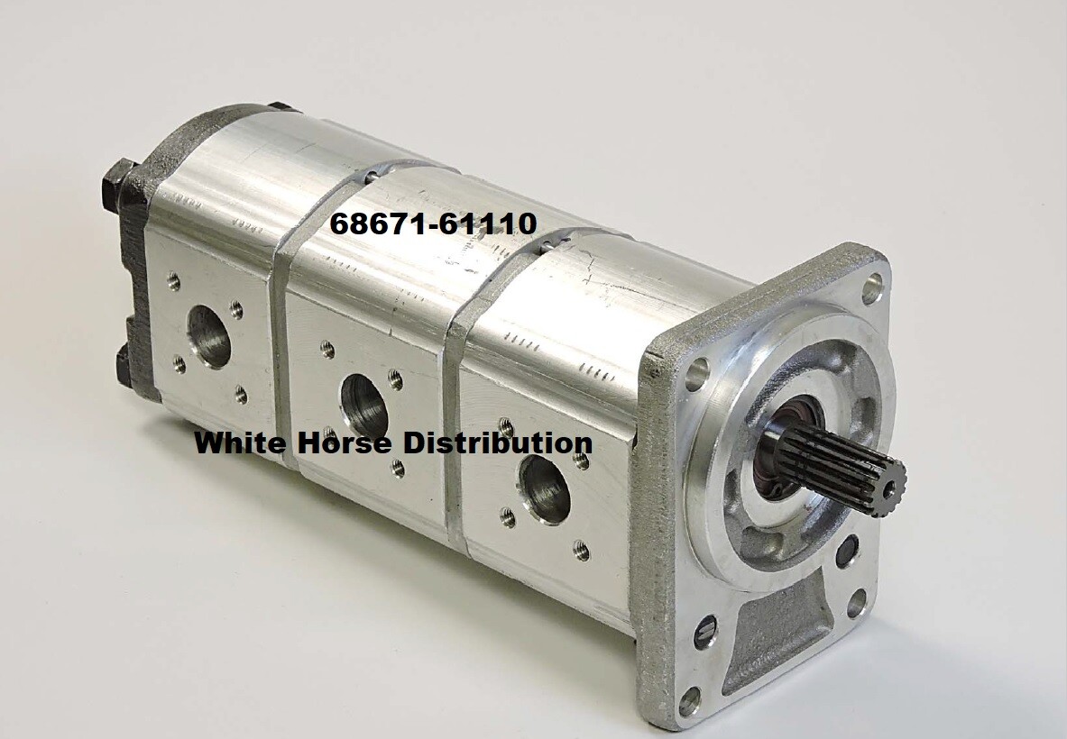 ガブモン New Excavator Triple Hydraulic Pump Replaces Kubota Part