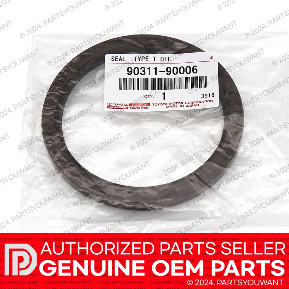 ПОДЛИННОЕ заднее основное масляное уплотнение для Toyota Supra IS300 GS300 SC300 2JZ 90311-90006 от оригинального производителя - Изображение 2 из 4