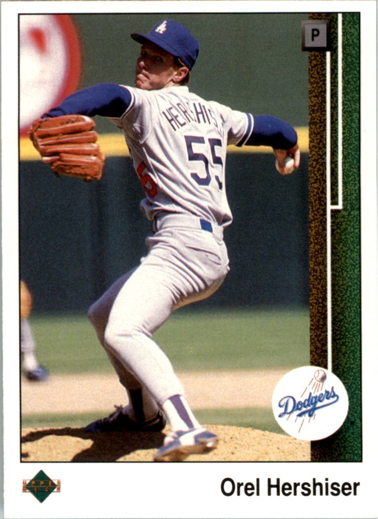 1989 Upper Deck  #130 Orel Hershiser  Los Angeles Dodgers *+*
