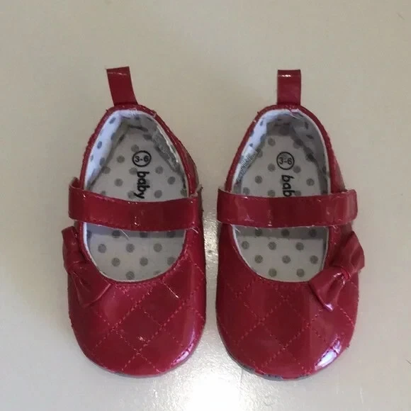 Baby girl red deals shoes size 3