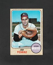 1968 Topps Joe Torre #30 HOF ~  Beautiful High Grade Card!