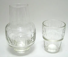 La Rochère Desk Carafe With Boston Glass Bedside Water Tumbler