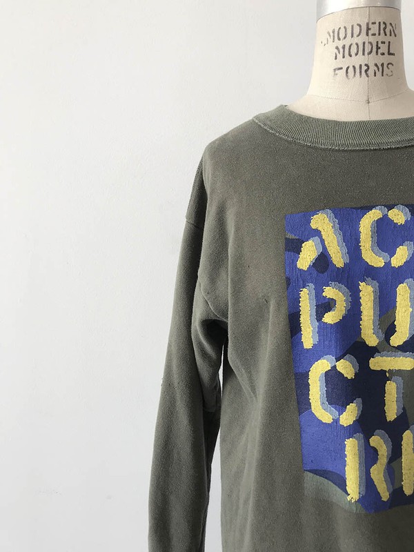 ⭕️ 90s Vintage ACUPUNCTURE London sweat shirt : vexed generation maharishi punk 