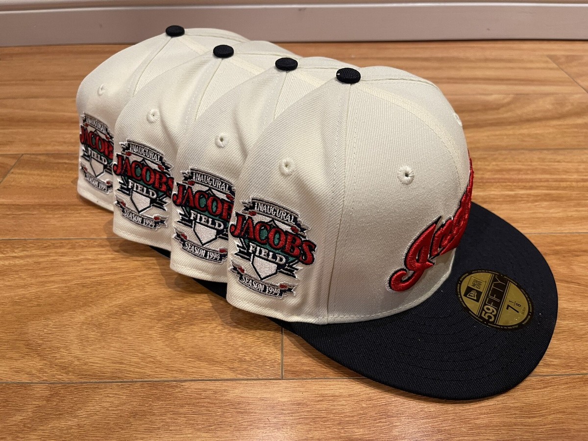 NEW ERA 59FIFTY CLEVELAND INDIANS JACOBS FIELD HAT | eBay