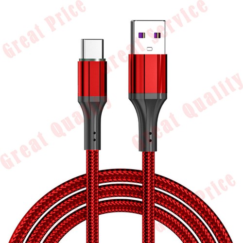 USB Type C Devices Charging and Data Transmission Cable Nylon Braided Line 3-6ft - Picture 15 of 15