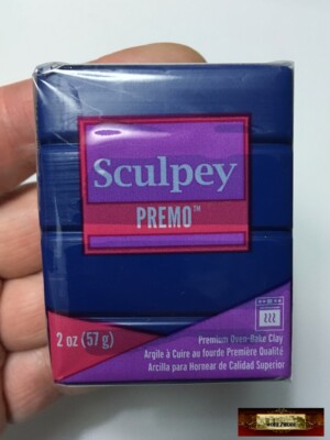 M00186 MOREZMORE Premo! Sculpey NAVY 5050 2oz Sculpting Polymer Bake Clay