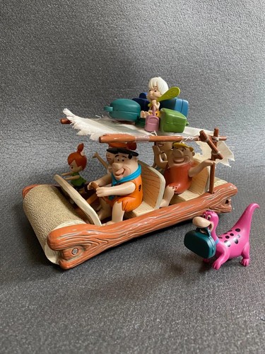 Flintmobile The Flintstones Family Fred Feuerstein Wilma Barney Joyride 1:18 - Picture 5 of 6