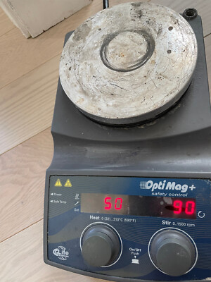 Chemglass digital optimag +   IKA RET Basic safety  control  hotplate/ stirrer  