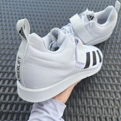 Adidas Powerlift 4 Men's Athletic Shoes White Black BC0347 Size 14 | eBay