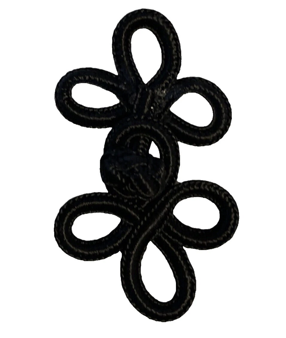 Nylon Drapery Black Sewing Buttons