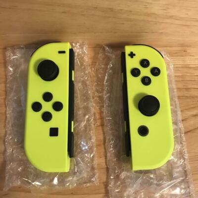 Nintendo Joy-Con (L/R) Wireless Controllers for Switch  Neon Yellow