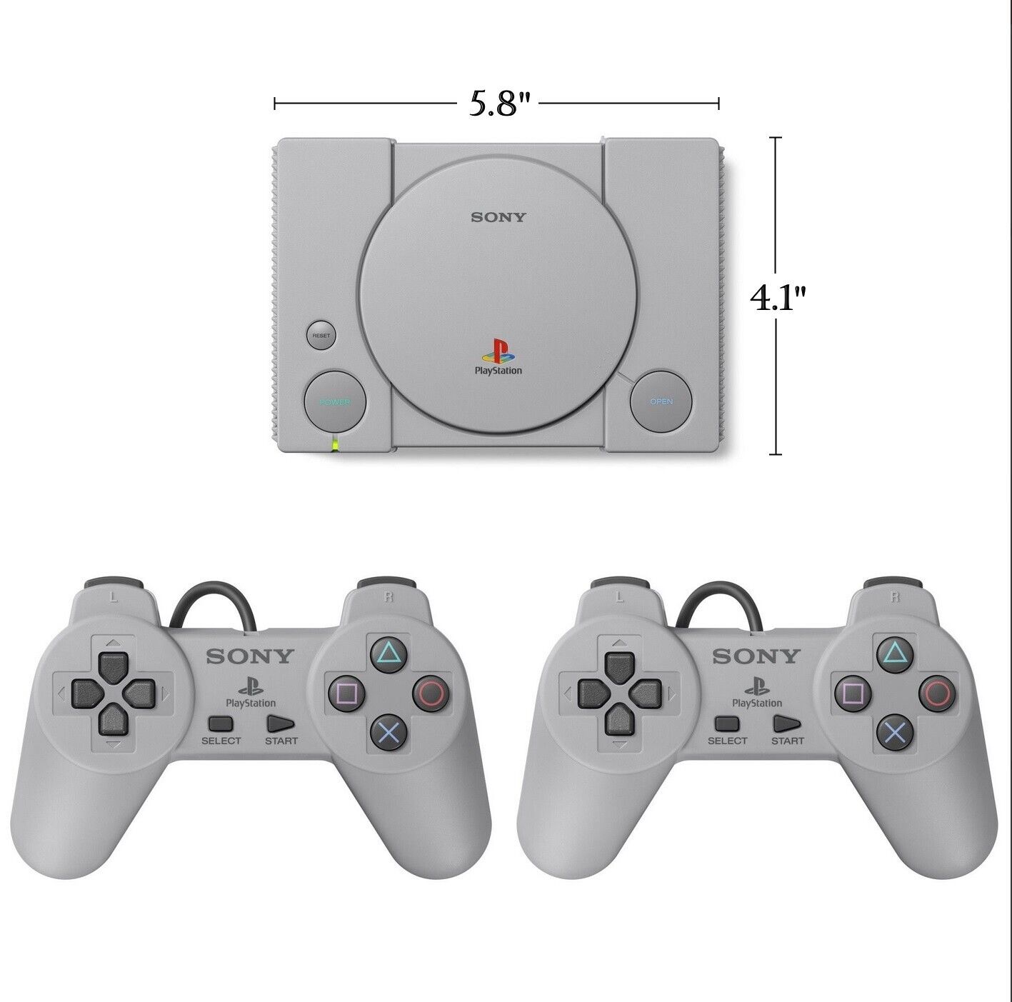 Flipper udslæt ukrudtsplante Sony PlayStation Classic Mini Gray Console with x20 Pre-Loaded Games! |  Being Patient